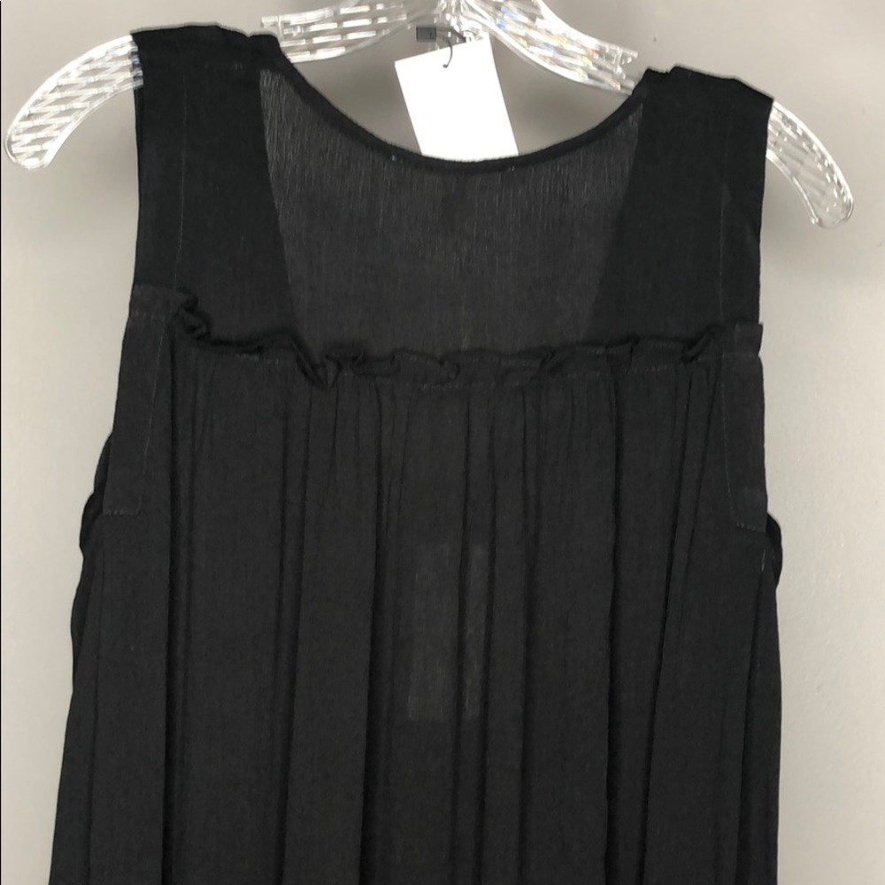 BLACK MIDI DRESS - Picture 8 of 10